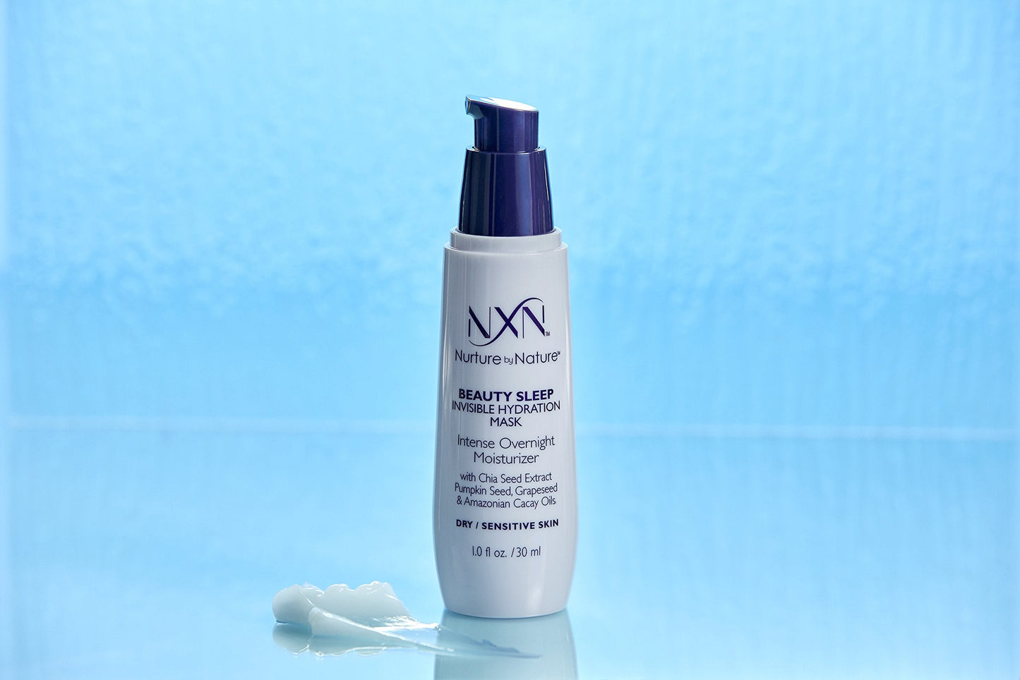 NXN Beauty Sleep Invisible Overnight Moisturizer Super Hydrating Face Mask Natural Anti-Aging Formula for Dry/Sensitive Skin, 1 Fl Oz… Beauty & Personal Care NXN
