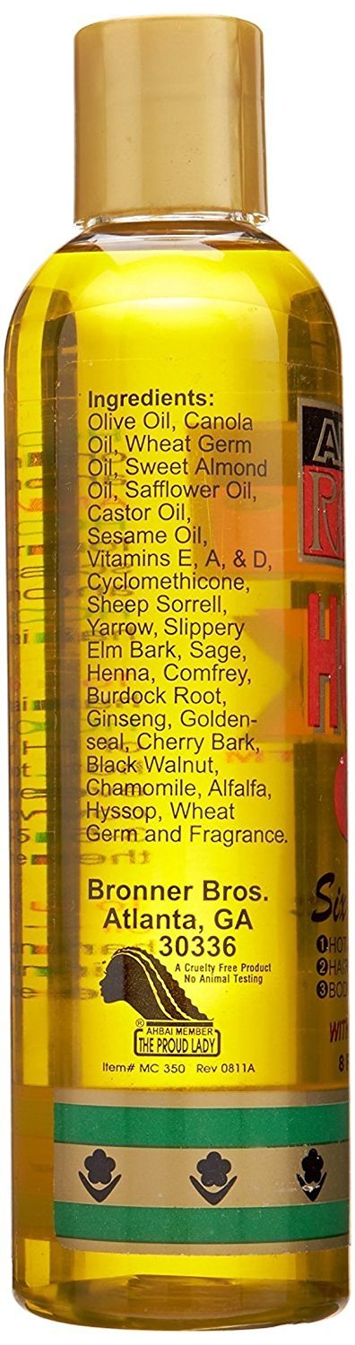 African Royale Hot Six Hair Oil, 8 Ounce (Pack of 3) Beauty & Personal Care African Royale