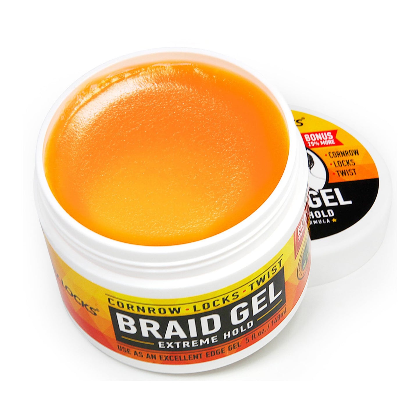 AllDay Locks Braid Gel Extreme Hold - Braiding Gel for Cornrows, Locks and Twisting, Moisturizing Edge Control for Women and Men, Natural Formula - 5 Beauty & Personal Care AllDay Locks