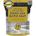 Aromasong Dead Sea Salt - Spa Bath Salt - 19 Lbs Fine Grain Bulk - 100% Pure - Better Absorbing Than Epsom Salt - Soak for Women & Men for Skin Issues Beauty & Personal Care Aromasong