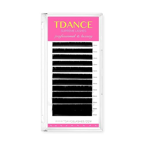TDANCE Lash Extension Matte Black Eyelash Extension C CC D DD J B L Curl Volume & Classic Lash Extensions 0.03-0.18mm Thickness Professional Salon Beauty & Personal Care TDANCE