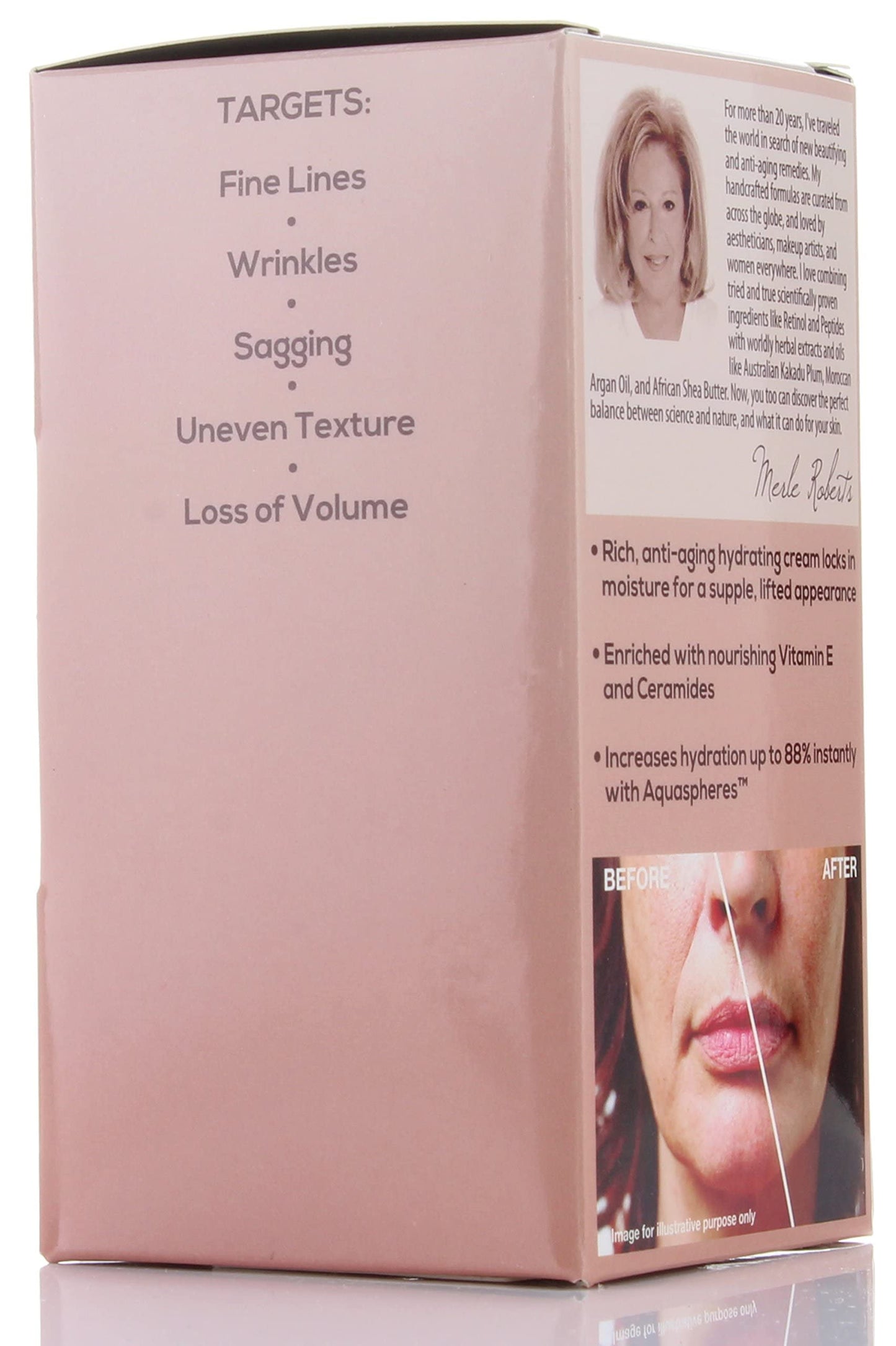 Merle Roberts Day and Night Face Cream with Collagen. Anti-Aging face cream for Wrinkles, Fine Lines, Uneven Skin Tone, and Dry Skin. 1 fl oz (1 Fl Oz Beauty & Personal Care Merle Roberts