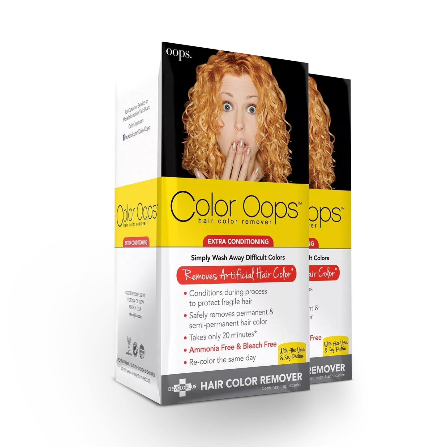 Color Oops Extra Conditioning Hair Color Remover, 2 Pack, Hair Dye Remover Processes in 20 Minutes, Safely Removes Permanent & Semi-Permanent Dye Beauty & Personal Care Color Oops