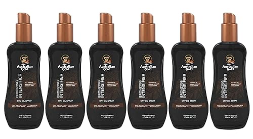Australian Gold Intensifier Bronzing Dry Oil Spray 8 Ounce (235ml) (Pack of 6) Beauty & Personal Care Australian Gold