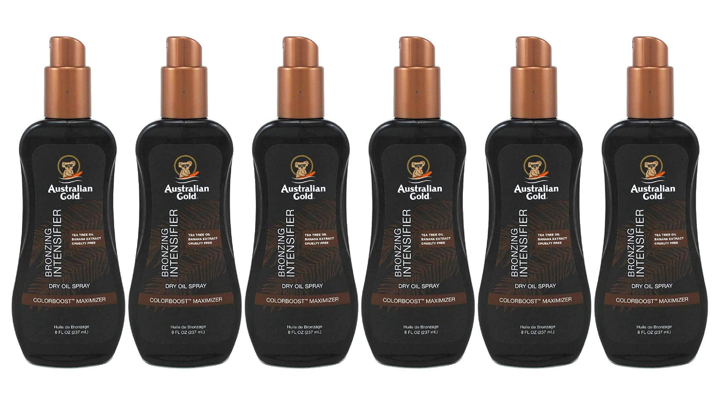 Australian Gold Intensifier Bronzing Dry Oil Spray 8 Ounce (235ml) (Pack of 6) Beauty & Personal Care Australian Gold