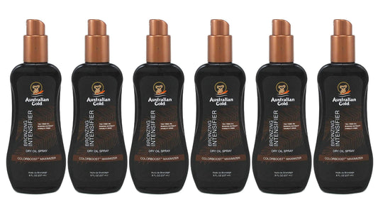 Australian Gold Intensifier Bronzing Dry Oil Spray 8 Ounce (235ml) (Pack of 6) Beauty & Personal Care Australian Gold