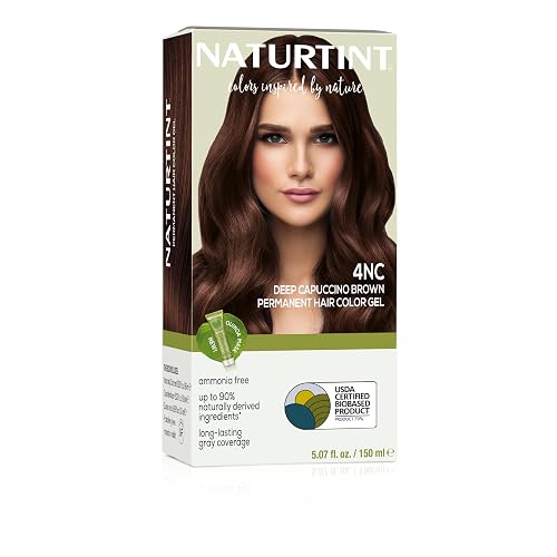 Naturtint 4NC Deep Cappuccino Permanent Hair Color (Pack of 1), Ammonia Free, Vegan, Cruelty Free, up to 100% Gray Coverage, Long Lasting Results Beauty & Personal Care Naturtint