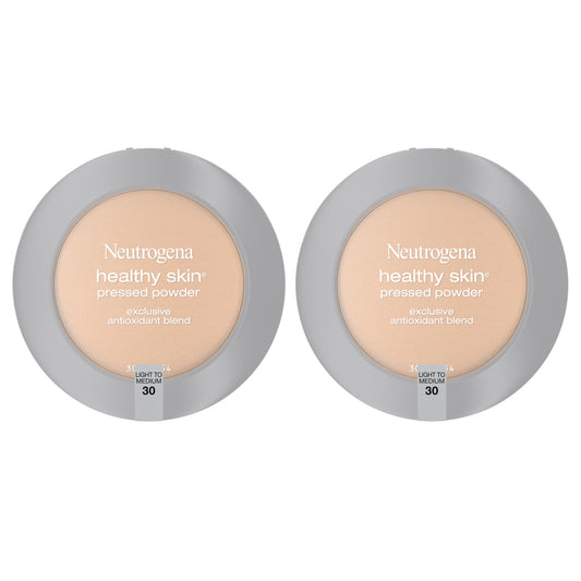 Neutrogena Healthy Skin Pressed Makeup Powder Compact with Antioxidants & Pro Vitamin B5, Evens Tone, Minimizes Shine & Conditions, Light to Medium Beauty & Personal Care Neutrogena