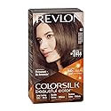 Revlon ColorSilk Hair Color 40 Medium Ash Brown 1 Each Beauty & Personal Care REVLON