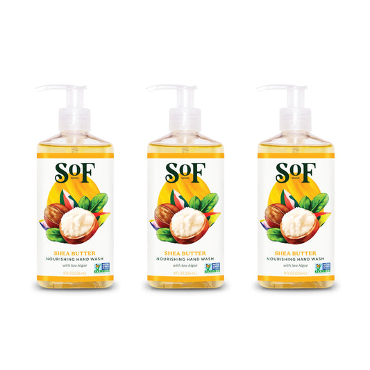 South Of France SoF Nourishing Hand Wash - With Moisturizing Sea Algae, Coconut & Olive Oil- Vegan & Non GMO- Free From Phthalates, Sulfates Beauty & Personal Care South Of France