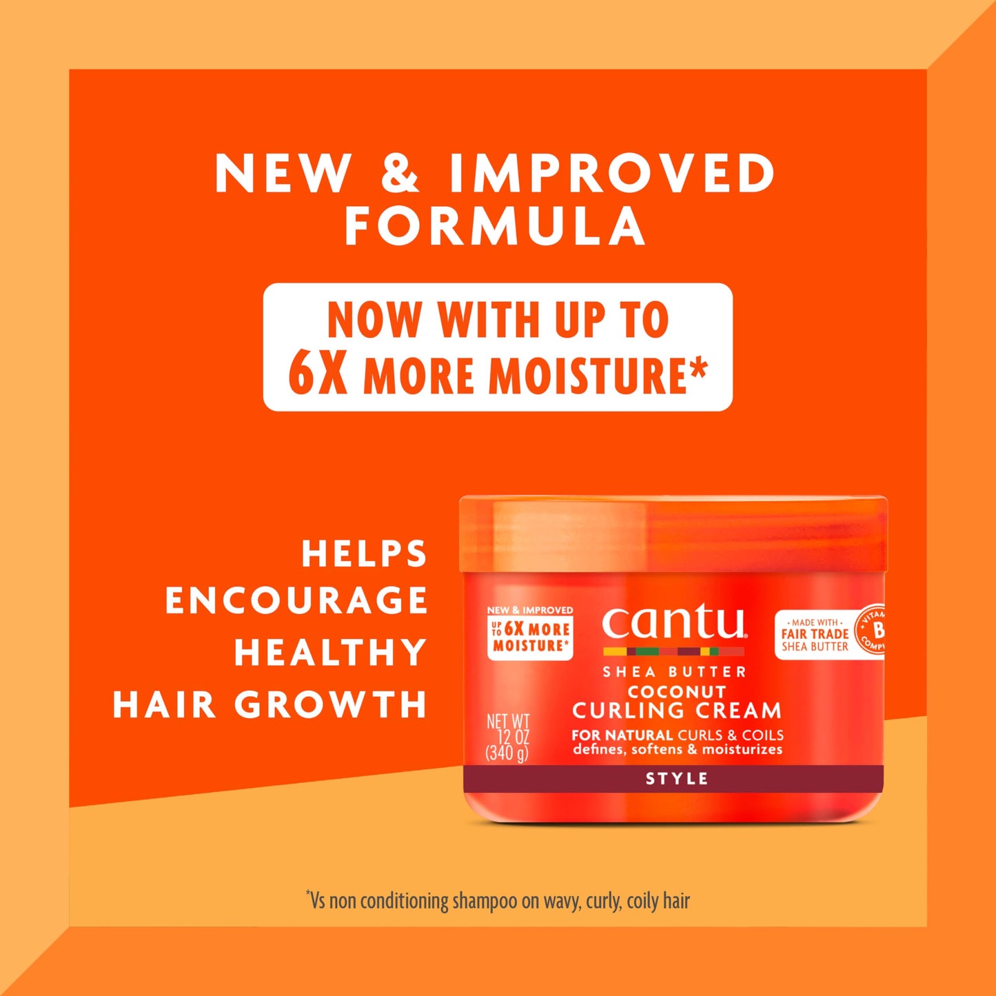 Cantu Coconut Curling Cream with Shea Butter for Natural Hair, 12 oz Beauty & Personal Care Cantu