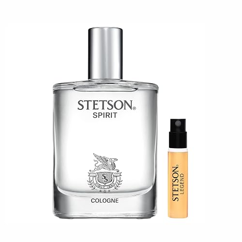 Stetson Spirit 1.7 oz Cologne w/ 1.5mL Legend Vial Beauty & Personal Care Stetson