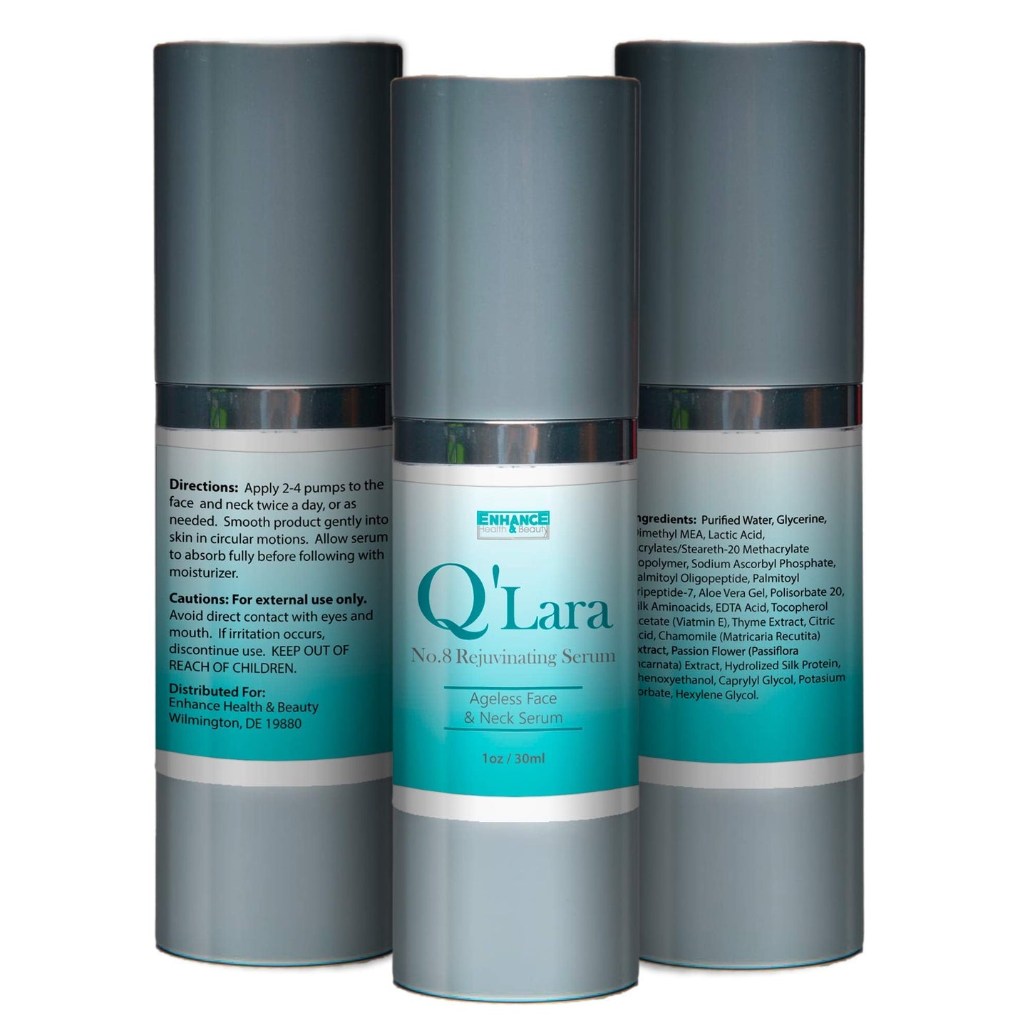 Q'Lara Skin Care No.8 Rejuvenation Serum - Powerful Vitamin C Serum - Rejuvenating Anti-Aging Formula - Potent day serum to give fast yet gentle Beauty & Personal Care Enhance Health & Beauty