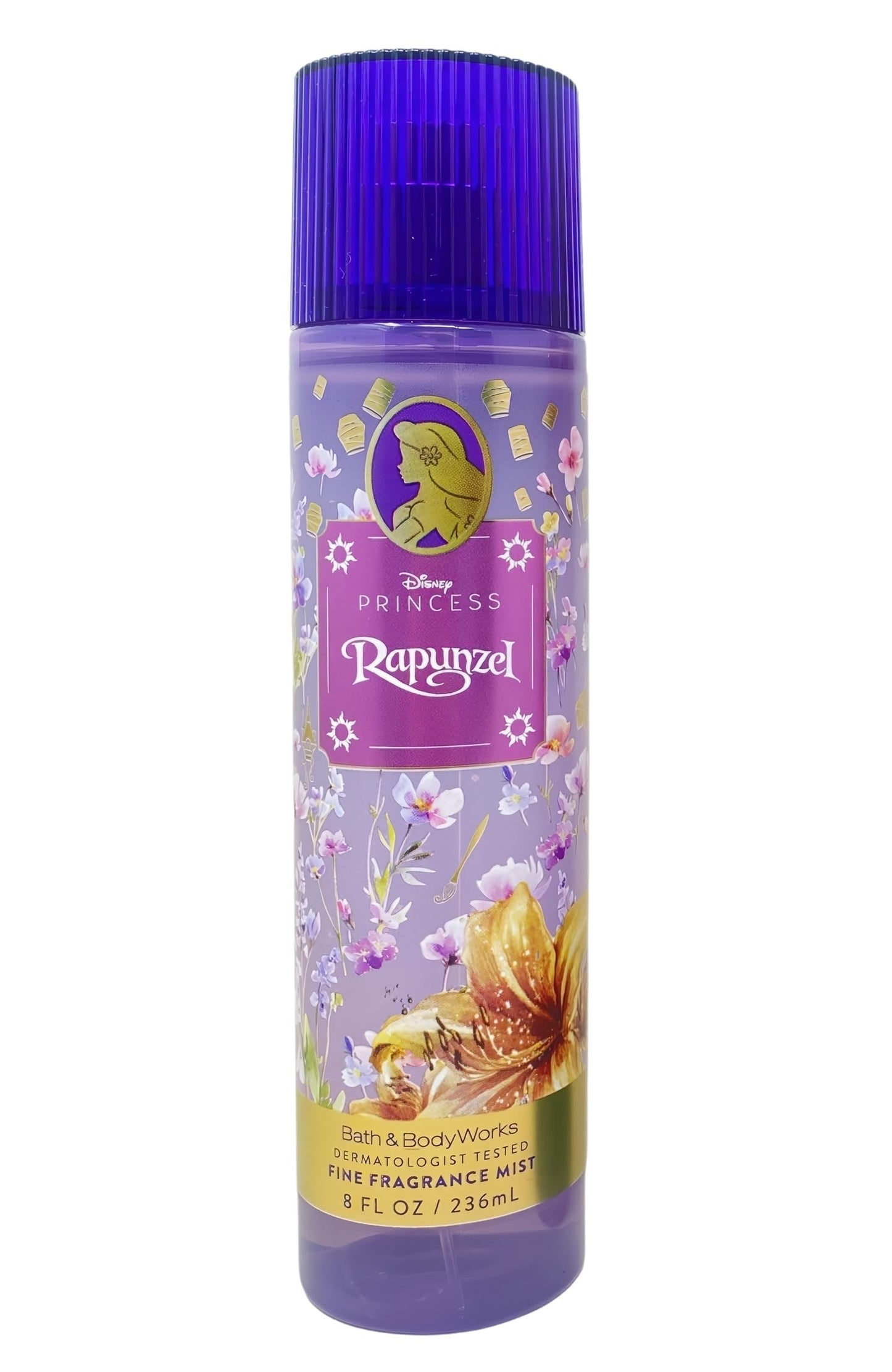 Bath & Body Works Limited Edition Princess Collection Rapunzel 3 Fine Fragrance Mists with a Wild Jasmine Bar Soap Beauty & Personal Care Bath & Body Works