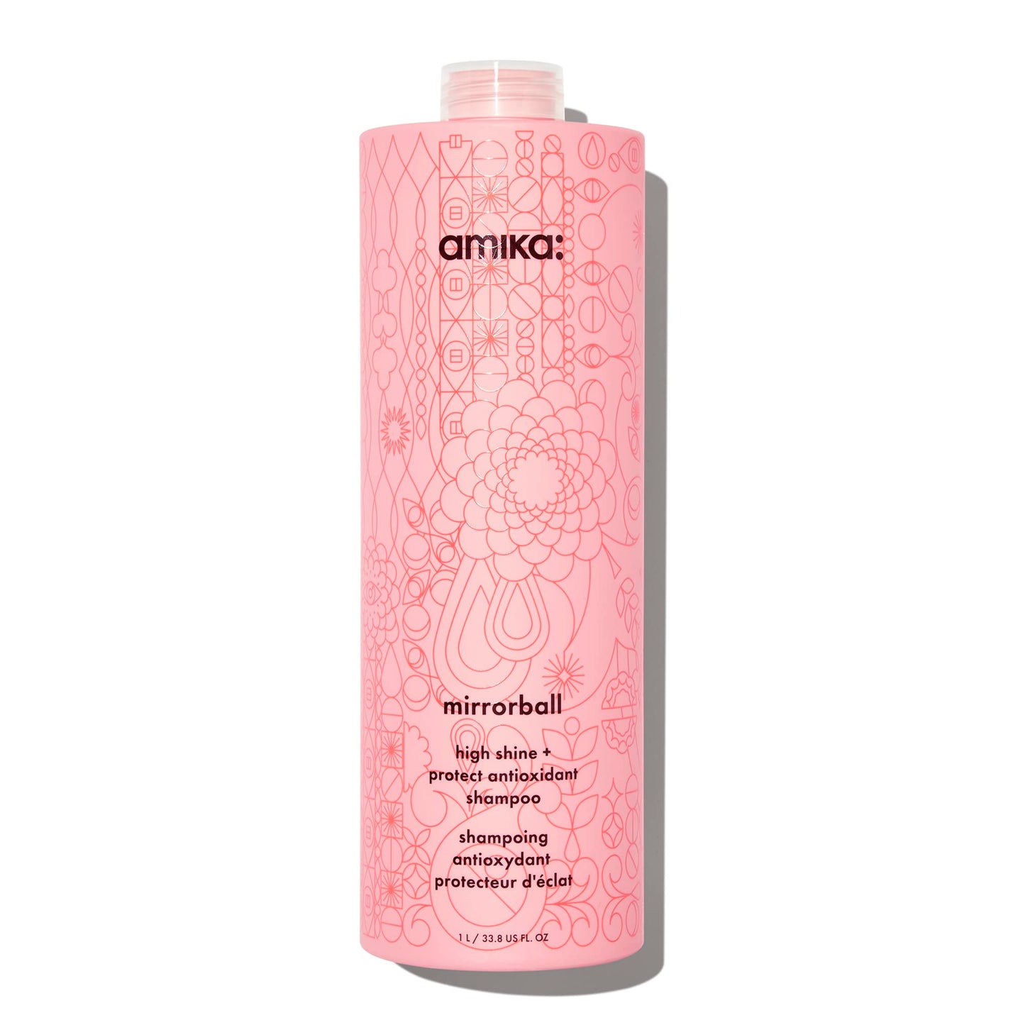 amika Mirrorball High Shine + Protect Antioxidant Shampoo, 1000ml Beauty & Personal Care Amika