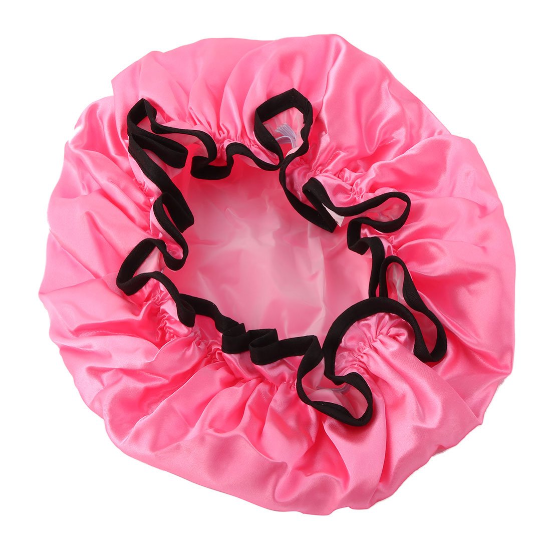 Ruilogod Polyester Lady Hair Protector Water Resistant Elastic Spa Bathing Shower Cap Pink (id: d39 b0b cf2 945 751 Beauty and Personal Care Ruilogod