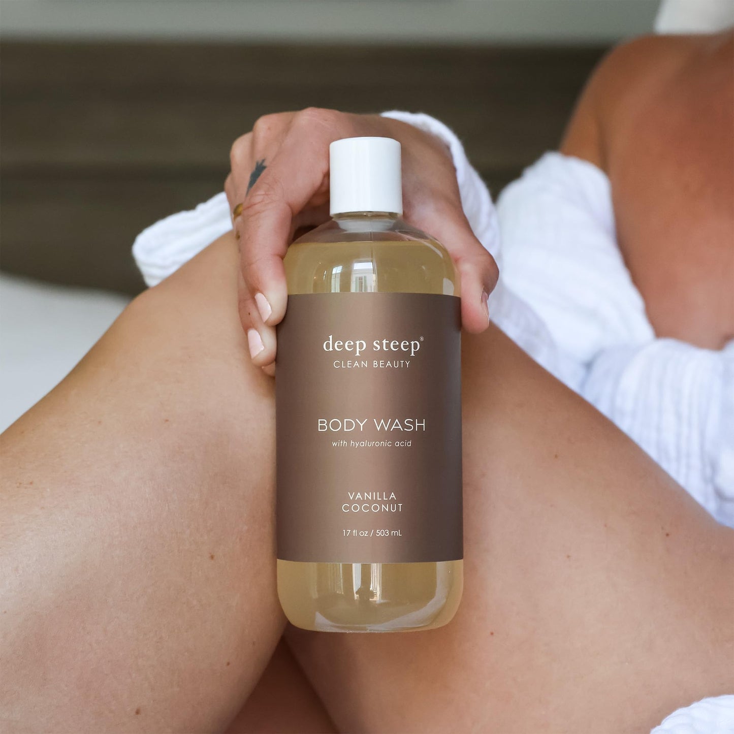 Deep Steep Body Wash, 17oz (Vanilla Coconut) Beauty & Personal Care Deep Steep