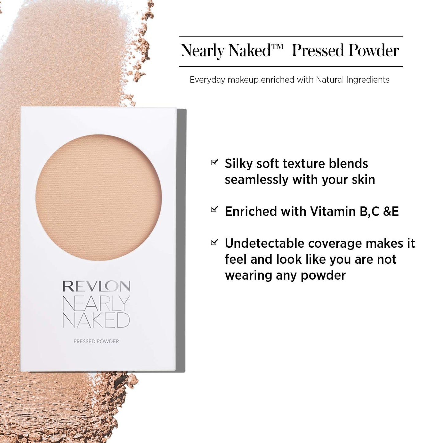 Revlon Nearly Naked Pressed Powder, Medium Deep/040, 0.28 Ounce Beauty & Personal Care REVLON