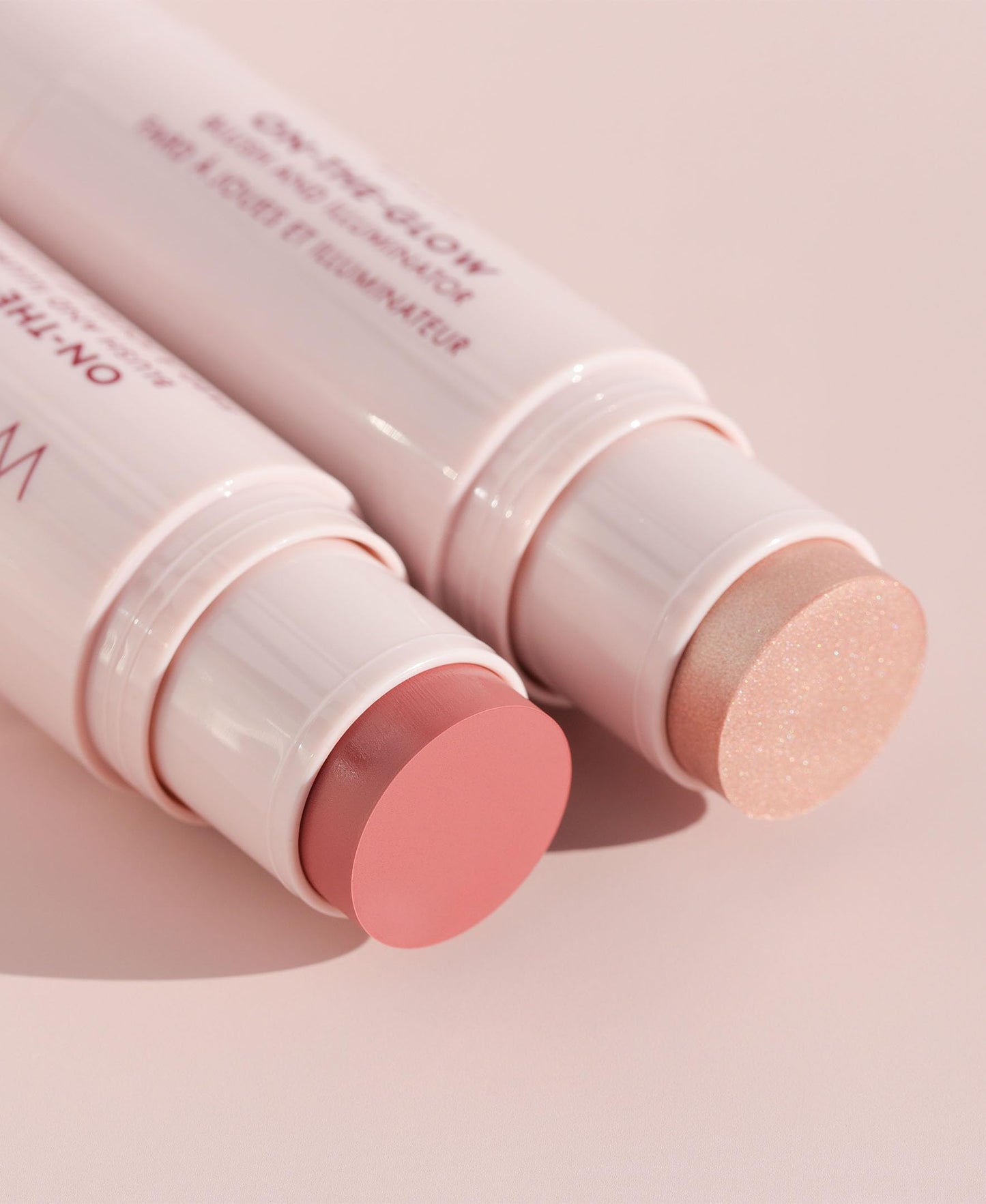 "Wander Beauty On-the-Glow Blush and Illuminator - Bare/Nude Glow - 7-in-1 Hydrating Cream Blush & Highlighting Stick - Stick Blush for Cheeks, Lip Beauty & Personal Care Wander Beauty