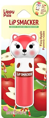 Lip Smacker Lippy Pal Fox Lip Balm Clear Matte Finish, Foxy Apple Flavored, Moisturizing, For Kids Beauty & Personal Care Lip Smacker