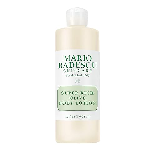 Mario Badescu Super Rich Olive Body Lotion for Dry Skin, Non-Greasy and Creamy Moisturizer Infused with Olive Oil, Ideal for All Skin Types, 16 Fl Oz Beauty & Personal Care Mario Badescu