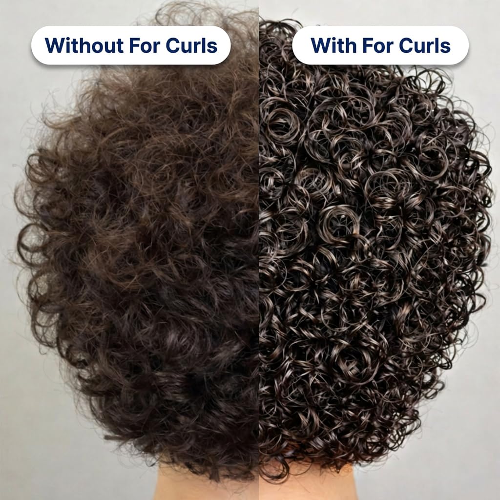 FOR CURLS Curl Cream for Curly & Wavy Hair | 8.4 oz | Anti-Frizz, Lightweight, Non-Crunchy | Sulfate & Paraben Free | Type 2-3 Hair Beauty & Personal Care For Hair