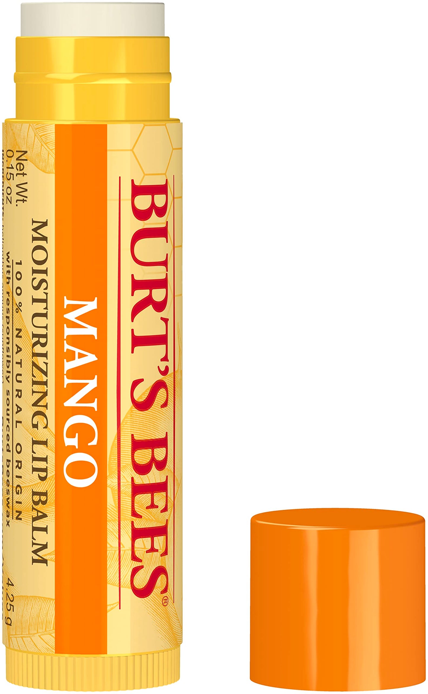 Burt's Bees Mango Moisturizing Lip Balm 0.15 oz Beauty & Personal Care Burt's Bees