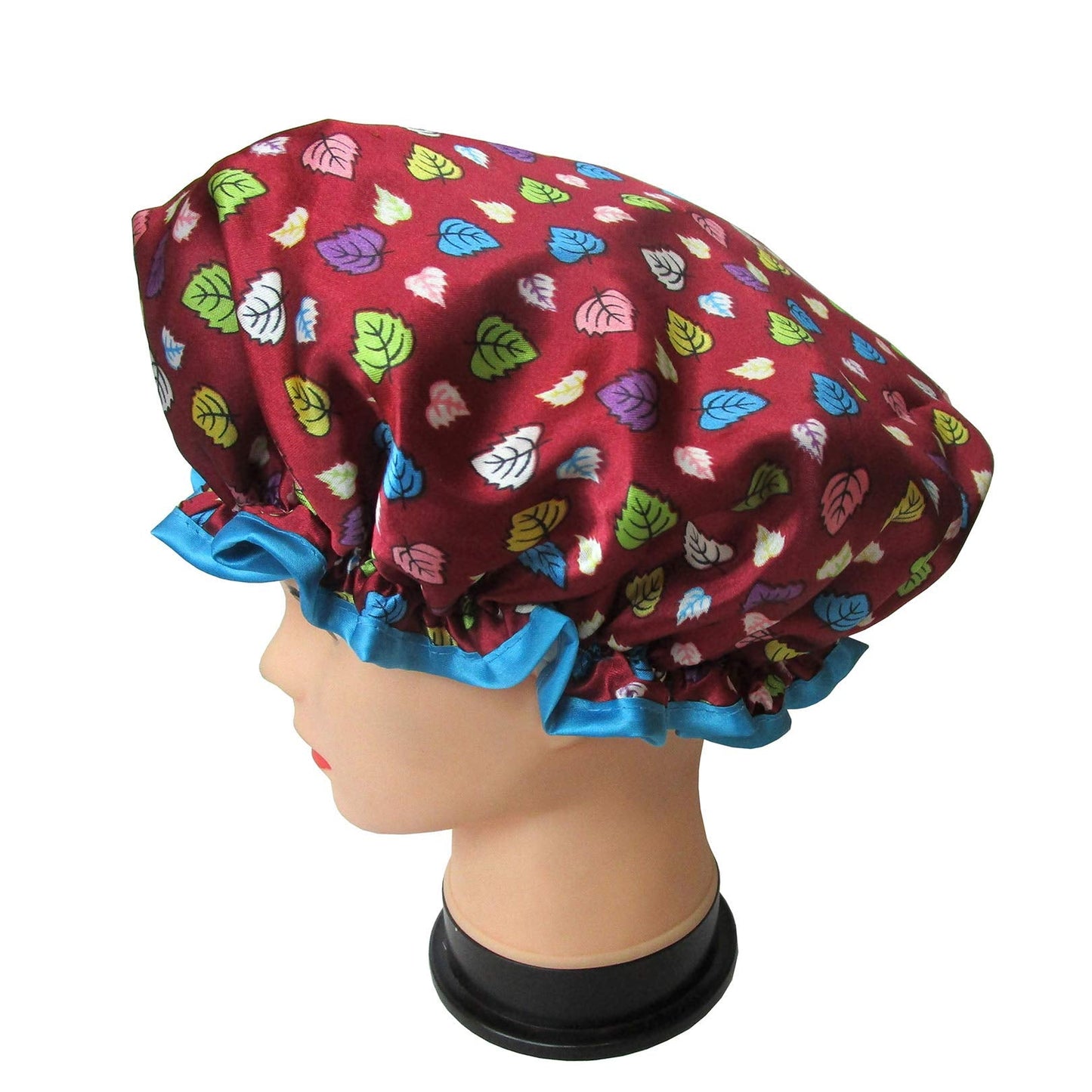 Quanchen Shower Cap for Women,1 Pcs Shower Hat Waterproof-Double Layer-Reusable Elastic Bath Caps for Girls Spa Home Use,Hotel and Hair Salon Beauty and Personal Care Quanchen