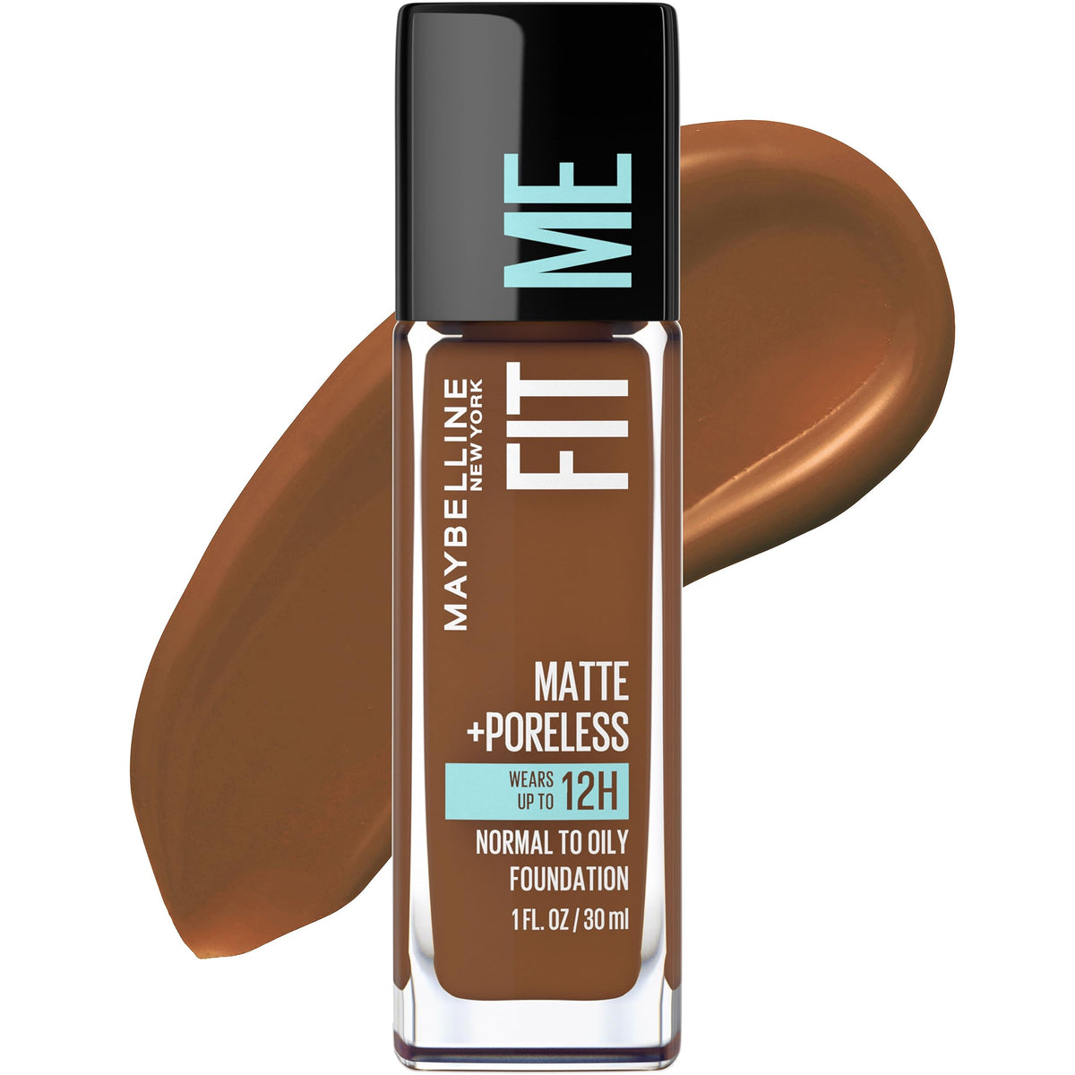 Maybelline New York Fit Me Matte Plus Poreless Foundation, Deep Bronze, 1 Fluid Ounce Beauty & Personal Care MAYBELLINE
