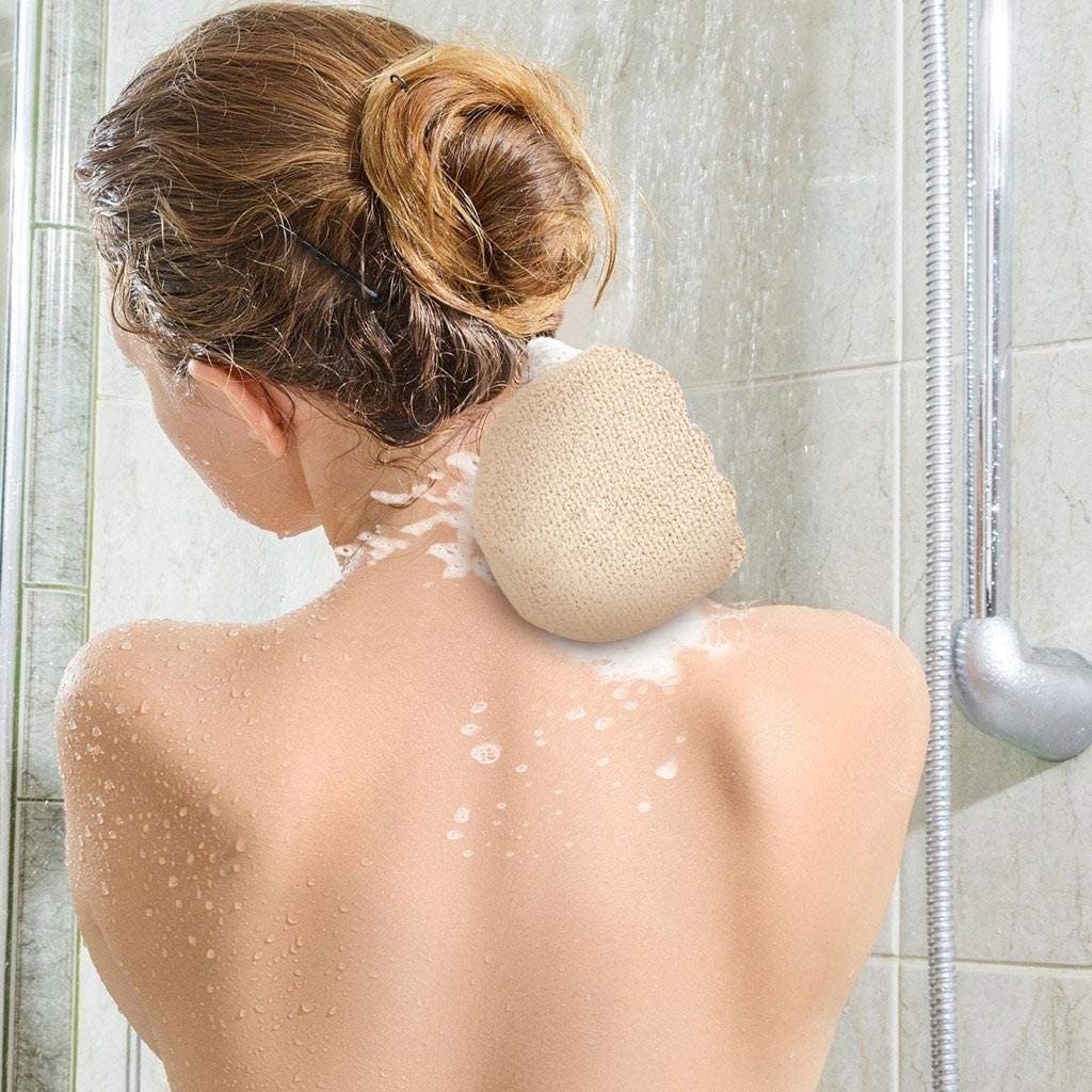 Pack of 3 Bath Shower Gloves Mitts for Exfoliating and Body Scrubber, Bamboo Fiber Bath Spa Shower Scrubber Loofah, Eco Friendly Exfoliating Tool Beauty & Personal Care JOIZPAPA