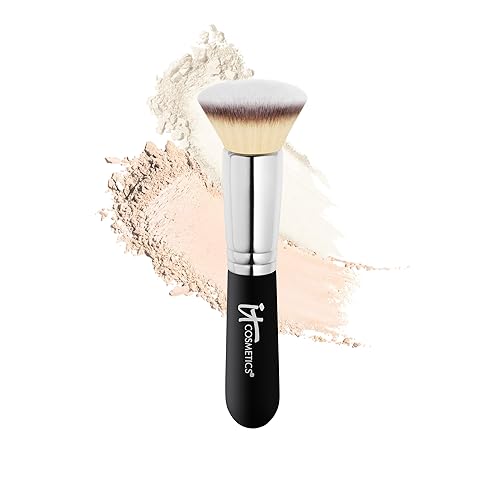 IT Cosmetics Heavenly Luxe Flat Top Buffing Foundation Brush #6 - Foundation Brush for Liquid Makeup & Foundation Powder - Makeup Brush Beauty & Personal Care IT Cosmetics