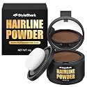 StyleShark Hairline Powder - Sweatproof Root Touch Up and Hair Thinning Cover Up for Women and Men (Auburn) Beauty & Personal Care StyleShark