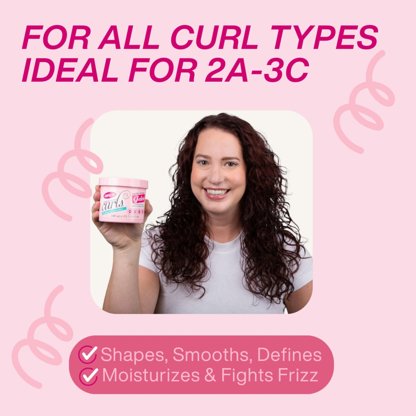 Dippity Do Girls with Curls Light Hold Gelee, Shape, Smooth & Separate Curls, Formulated with Aloe, Vitamin E & Wheat Protein, Frizz-Free, Never Beauty & Personal Care Dippity Do