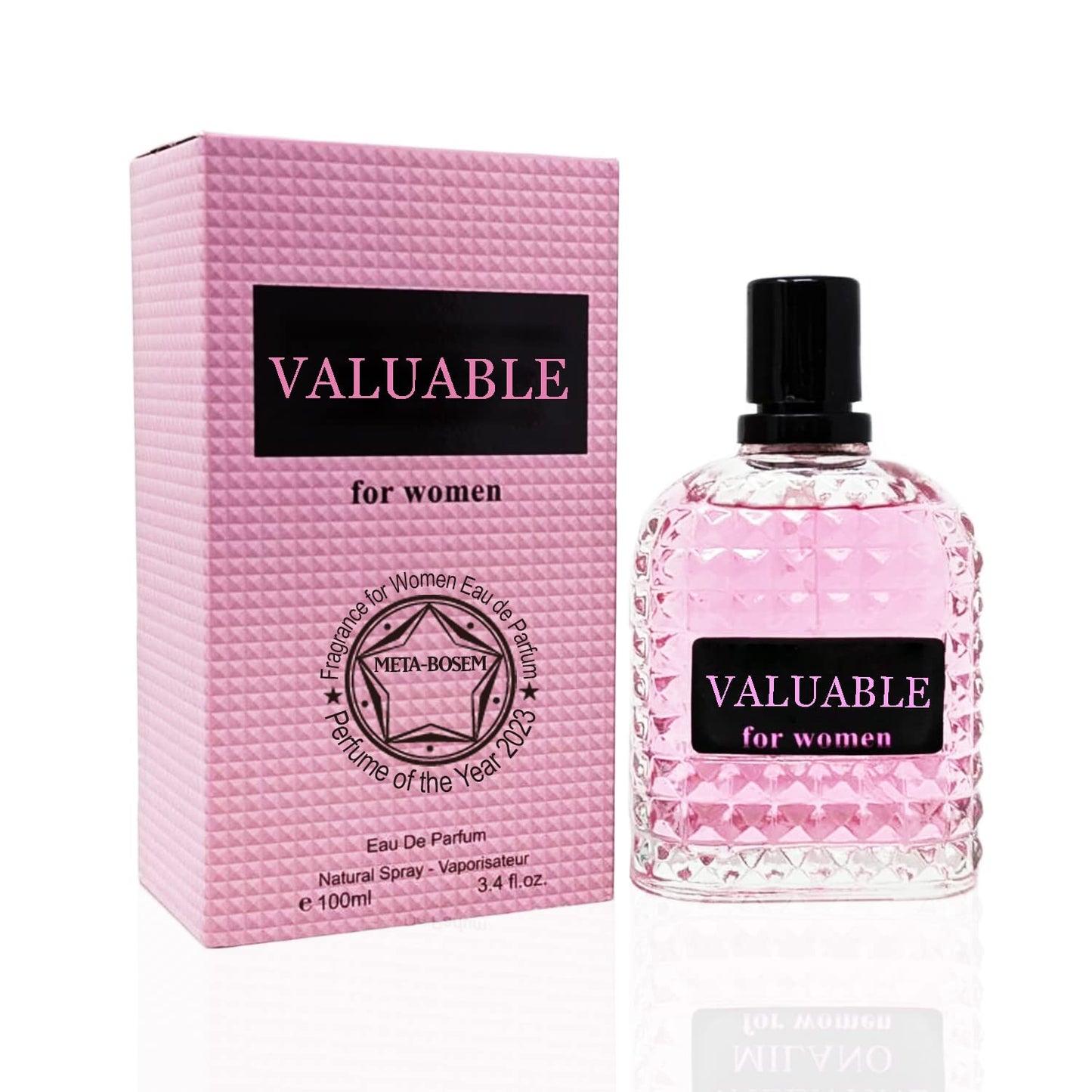 META-BOSEM Valentne Mliano, Women Perfume Eau de Parfum Natural Spray - Fruity Floral Notes - Spicy Woody Accords- Great Holiday Gift - for All Day Beauty & Personal Care META-BOSEM