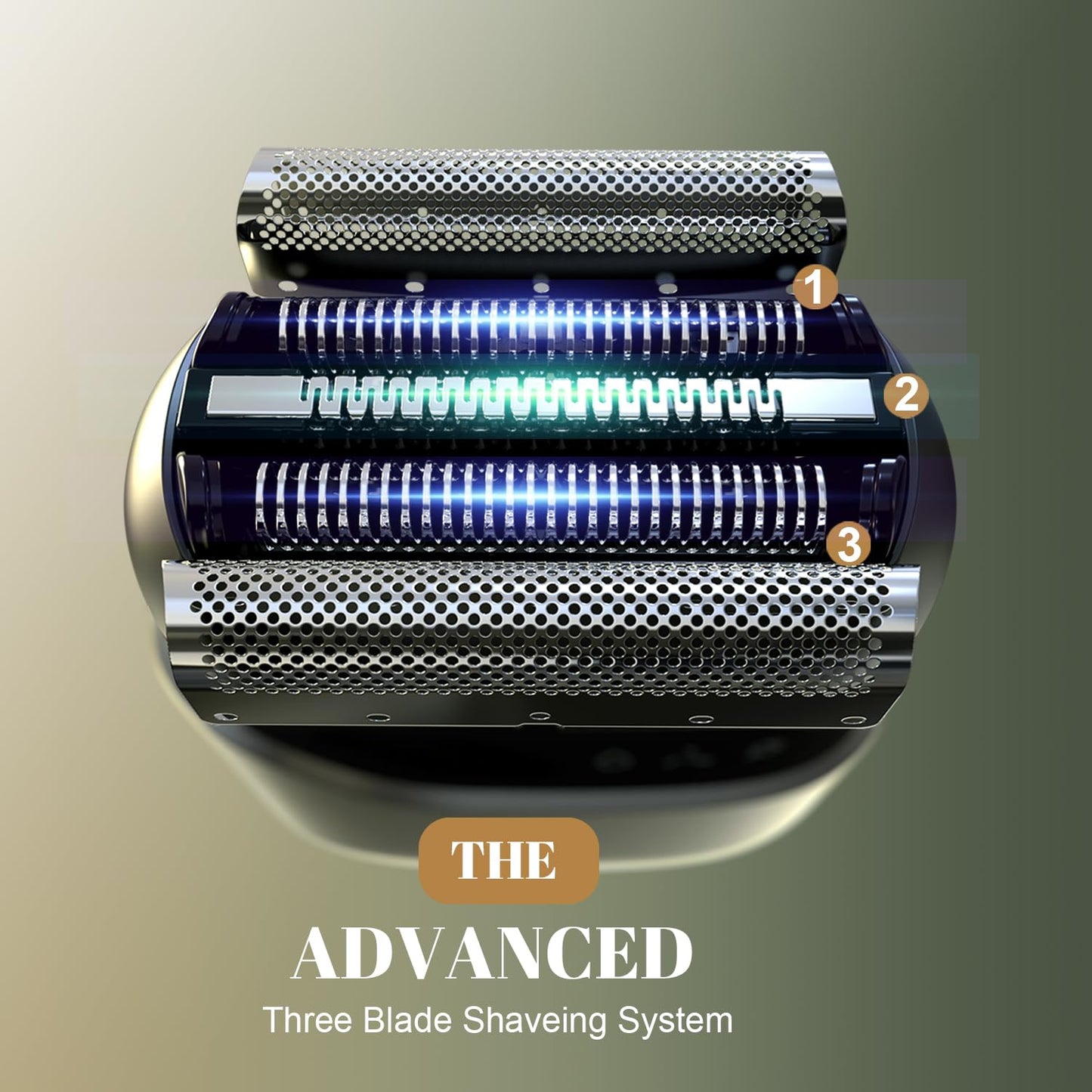 ????%?????? Tulzim Electric Foil Shaver for Men: Cordless Electric Razor for Face & Beard - 3 Floating Blades, 100-Min Runtime, USB-C Fast Charge, IPX7 Beauty and Personal Care Tulzim