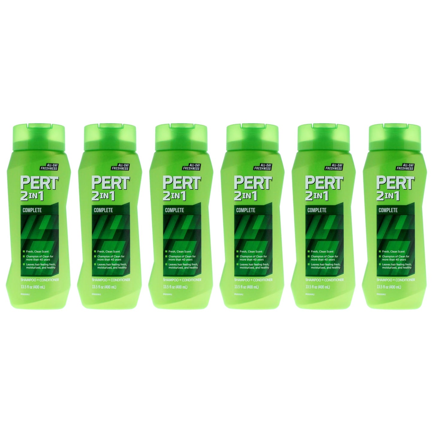 PERT 2 in 1 Complete Clean Shampoo and Conditioner - Mens Shampoo for Daily Use - Hair Conditioner for Men - Removes Dirt, Oil, and Build Up - 6 pc Beauty & Personal Care Pert