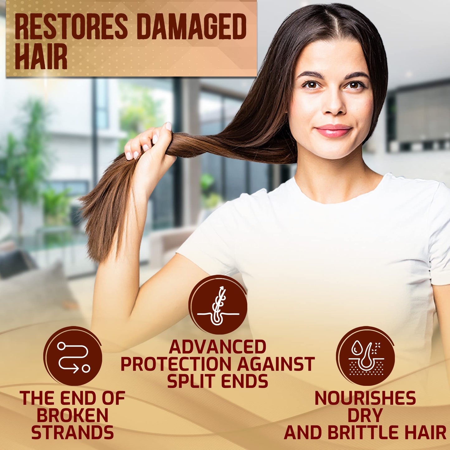 Argan Oil Shampoo and Conditioner Set - Keratin - For Curly, Straight, Dry and Damaged Hair - Moisturizing, Hydrating, Anti Frizz Salon Technology Beauty & Personal Care PURE NATURE LUX SPA