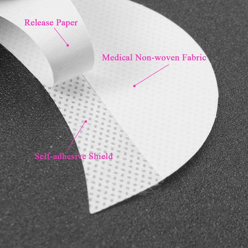 ForSewian 200 Pcs Eyeshadow Shields, Professional Lint Free Eye Pad Under Patches - Prevent Makeup Residue for Eyelash Extensions and Tinting Makeup Beauty & Personal Care ForSewian