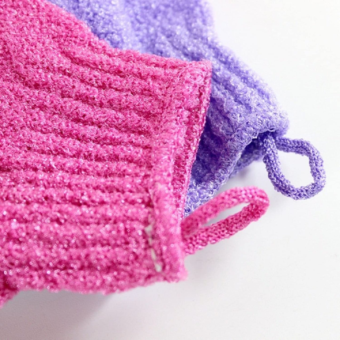 Exfoliating Shower Bath Gloves?4 Pair? Double Side Durable Nylon Shower Gloves Body Scrub Exfoliator & Bathing Accessories for Men,Women & Kids Bath Beauty & Personal Care YOTURO