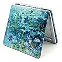 Aeisage Small Handbag Monet Compact Mirror - Folding Pu Leather, Unique Water Lilies Travel Mirror for Sister Beauty & Personal Care Aeisage