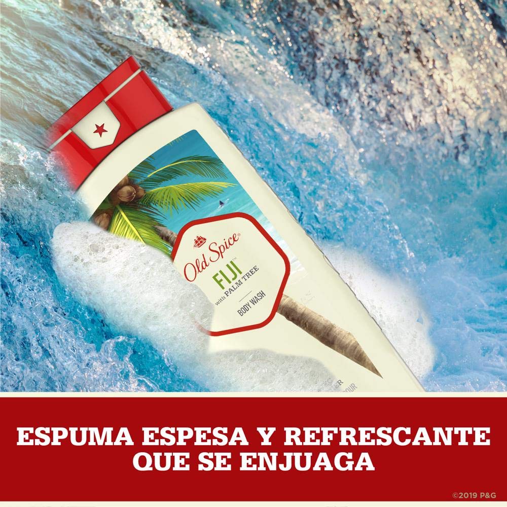 Old Spice, Fiji With Palm Tree Body Wash, 16 Fl Oz Beauty & Personal Care Old Spice