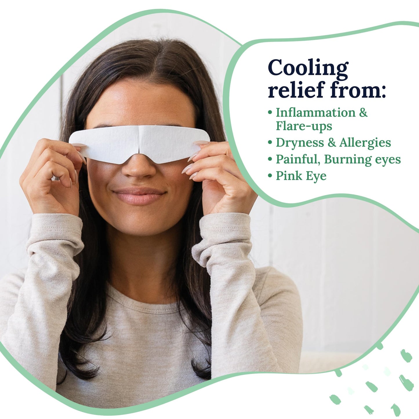 CorneaCare Rescue: Hydrogel Self Cooling Compress | Cold Eye Masks for Puffy Eyes | Self Cooling Eye Compress for Fast Relief | Travel Ready | 12 Beauty & Personal Care CorneaCare