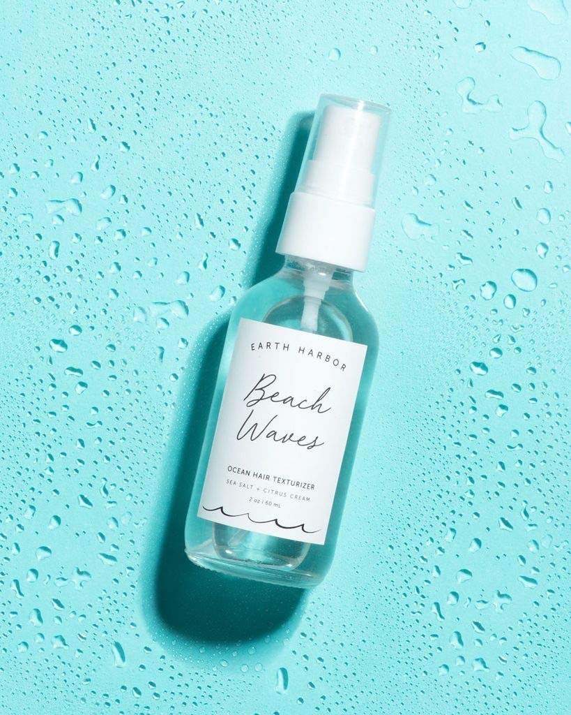 Earth Harbor BEACH WAVES Ocean Hair Texturizer, Sea Salt Spray for Beachy Texture Volume and Body, Lightweight Hydration with Oil Control, Fine Mist Beauty & Personal Care Earth Harbor