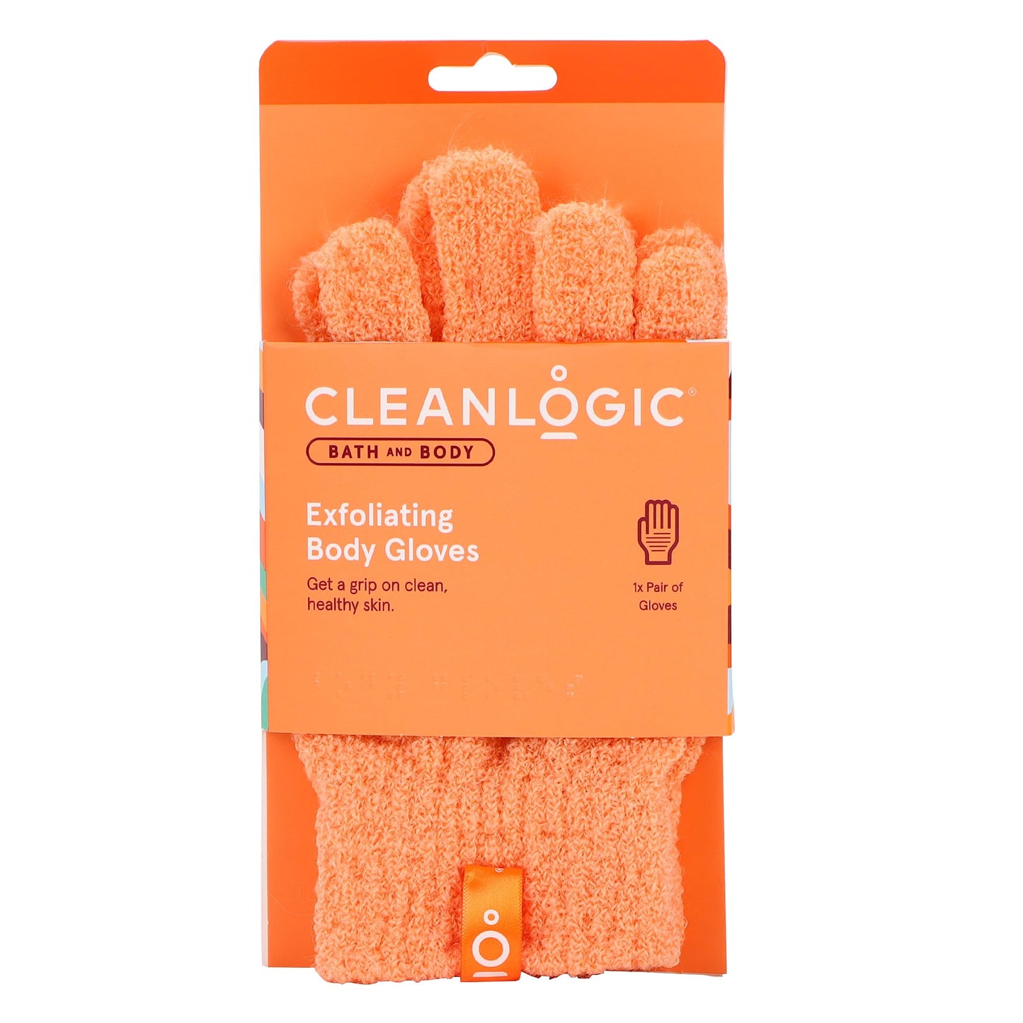 Clean Logic Stretch Bath & Shower Gloves, (1 Pack) Beauty & Personal Care Cleanlogic