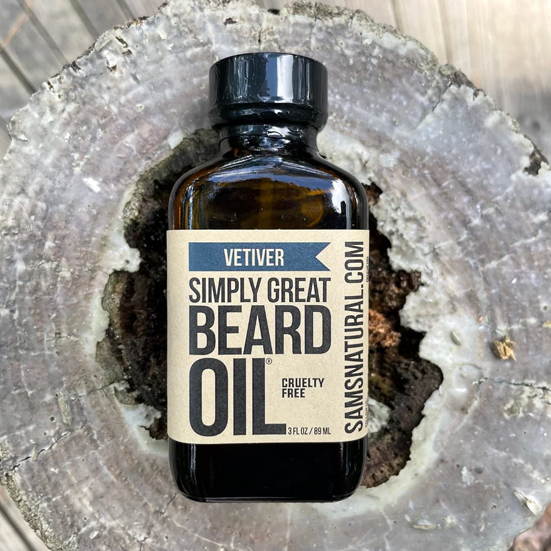 Simply Great Beard Oil - Scented Beard Oil - Beard Conditioner 3 Oz Easy Applicator - Natural - Vegan and Cruelty Free Care for Beards - America's Beauty and Personal Care Simply Great Beard Oil