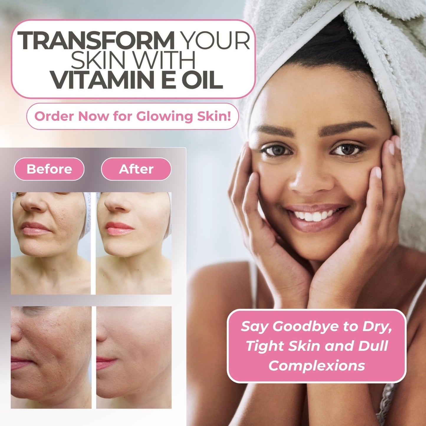 Vitamin E Oil by Leven Rose 75,000 IU per oz 100% Natural, Organic, Pure Vitamin E Oil for Skin, Face, Hair, Nails, and Scars, 4 oz Beauty & Personal Care Leven Rose