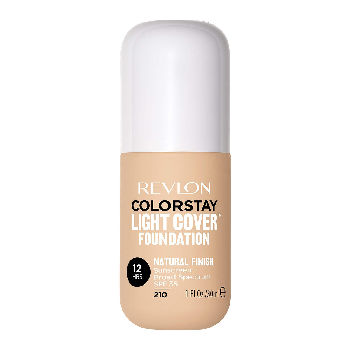 Revlon ColorStay Light Cover Liquid Foundation, Hydrating Longwear Weightless Makeup with SPF 35, Light-Medium Coverage for Blemish, Dark Spots Beauty & Personal Care REVLON