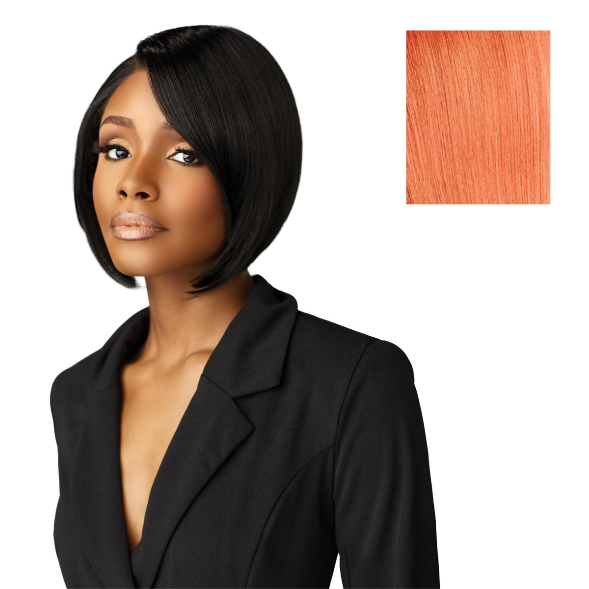 Sensationnel Chicbob Lace Frontwig-Bob Unit 4, ROSEGOLDCOPPER