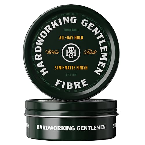 Hardworking Gentlemen Hair Fibre for Men, Mid-High Hold, Textured Matte Finish, Natural Formula, 3 oz (Made in USA) Beauty & Personal Care Hardworking Gentlemen