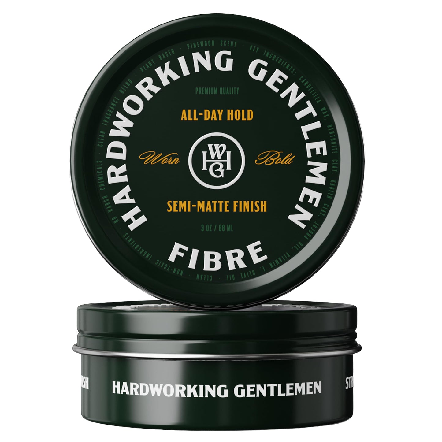 Hardworking Gentlemen Hair Fibre for Men, Mid-High Hold, Textured Matte Finish, Natural Formula, 3 oz (Made in USA) Beauty & Personal Care Hardworking Gentlemen